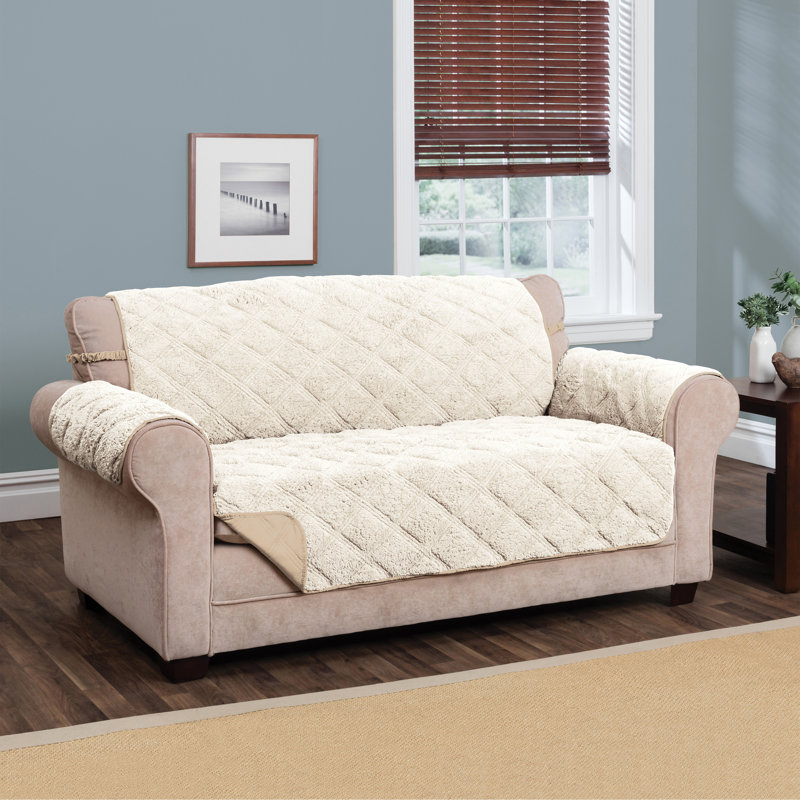 Winston Porter Sherpa Waterproof Sofa Slipcover & Reviews Wayfair.ca